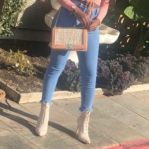 Charming Charlie Tweed Purse